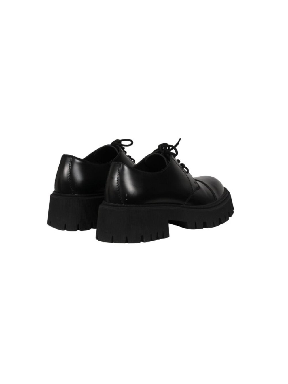 Balenciaga Mens Tractor Derbys US 10 EU 43 Black Leather Cunky Lace Ups - Picture 7 of 13